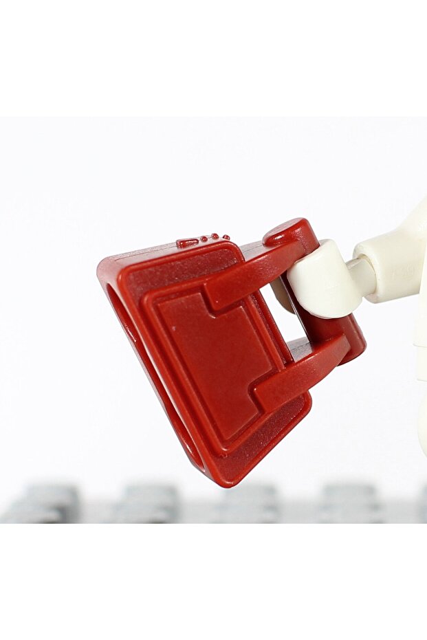 Original Custom Moc Accessory Minifigure Friends Bag Claret Red Handbag 1 Piece to Send