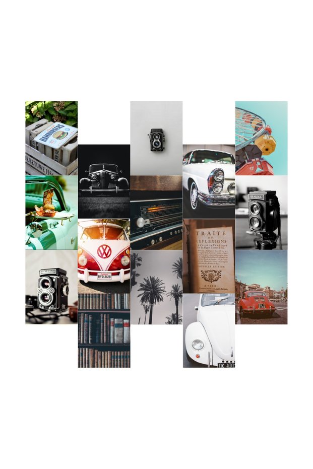 Orora Vintage Wallpaper Poster Set-3-15pcs