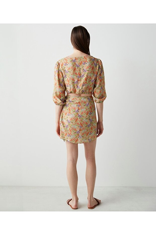 بلوزة نمط زهرة - 7