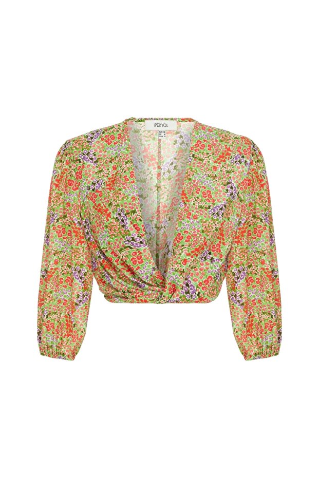 بلوزة نمط زهرة - 8