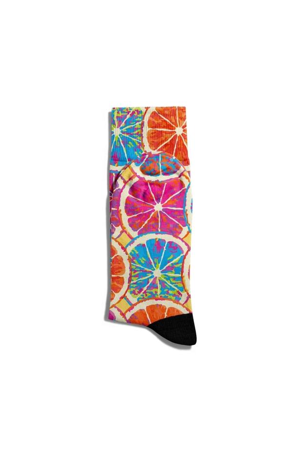Fun Socks Unisex Colorful Fruit Printed Socks Ecsoket036