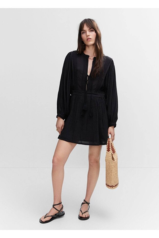 Kadın Siyah Elbise - 2