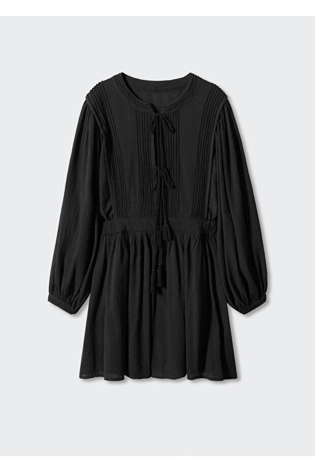 Kadın Siyah Elbise - 3