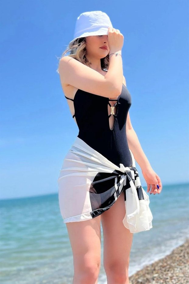 Women's Waist Tie Pareo Beach Pareo Beach Dress