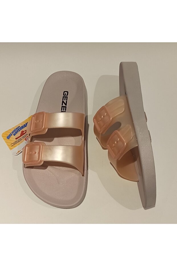 Strand, medence, erkély, terasz, fürdőszoba, otthoni és utcai papucs anatómiai talppal és állítható csattal - 6