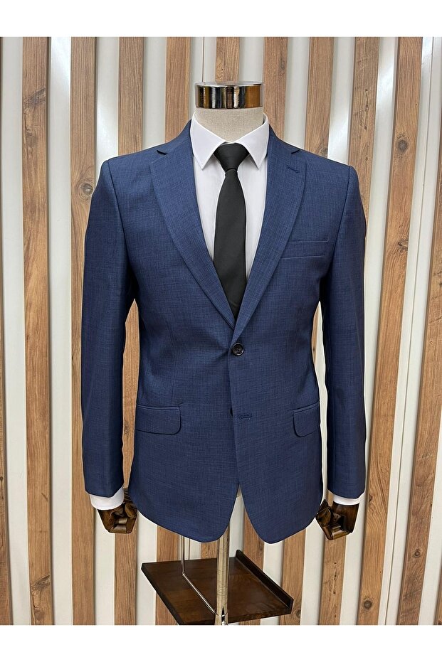 Blue Single Jacket - 1