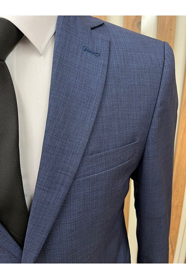 Blue Single Jacket - 2