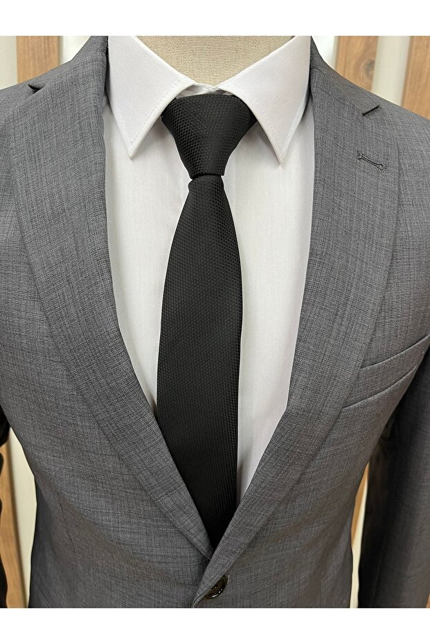 Gray Single Jacket - 3