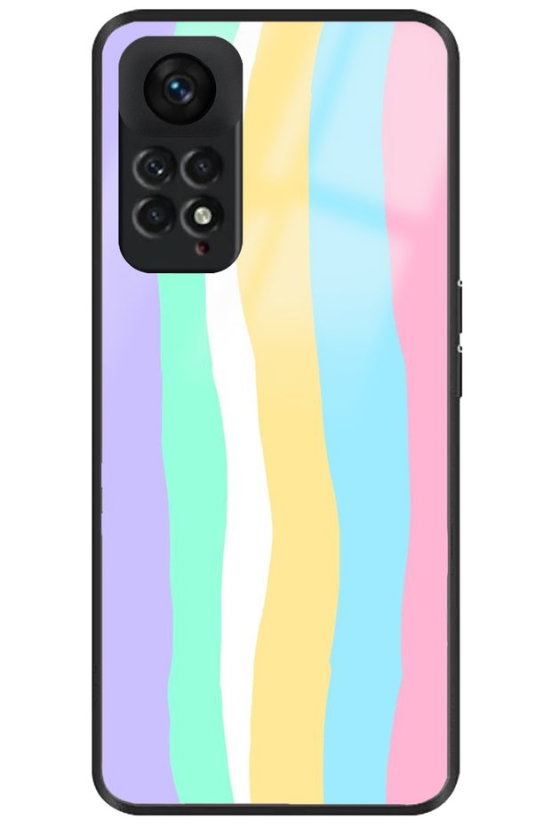 Xiaomi Redmi Note 11 Premium Rainbow Pattern Glossy Phone Case with Camera Protection