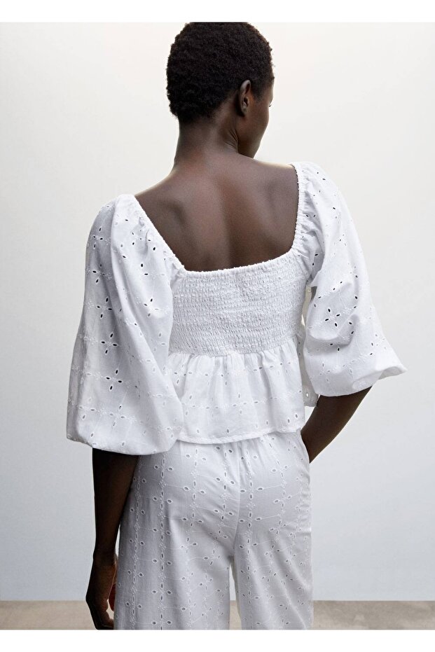 Kabarık Kollu Bluz - 4