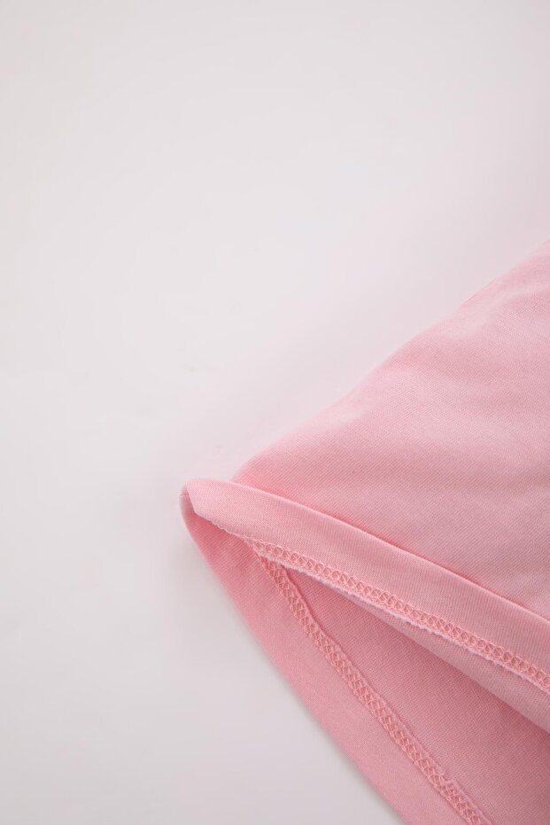 Bedrucktes, kurzärmliges, zweiteiliges Pyjama-Set aus gekämmter Baumwolle für Mädchen - 5