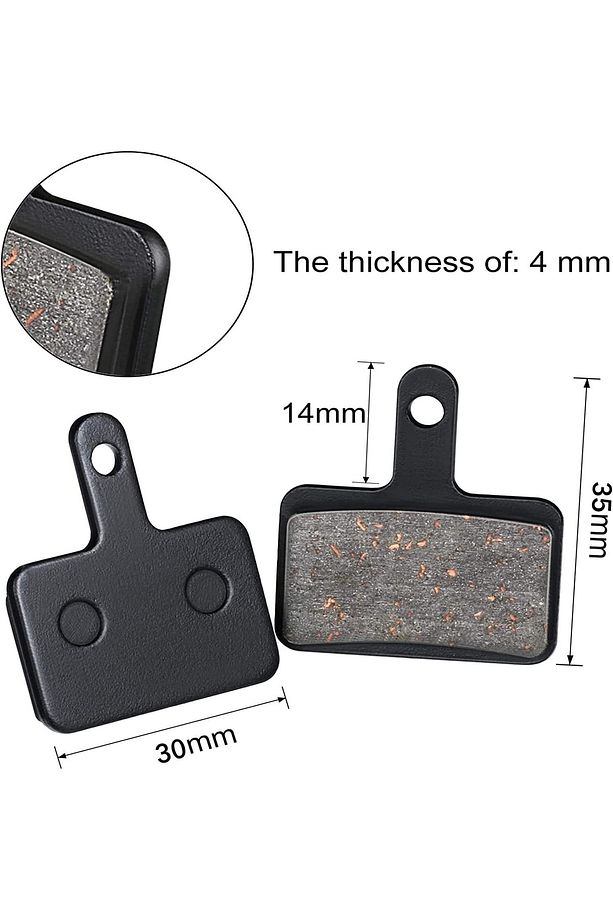 4 Set Bisiklet Hidrolik Mekanik Disk Kaliper Fren Balatası Shimano Model Bisiklet Balata - 4