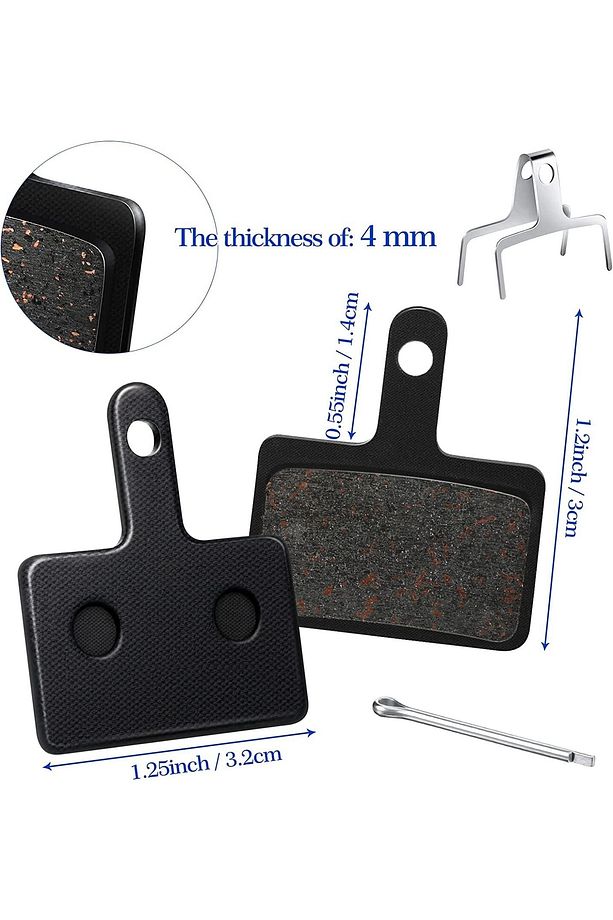 8 Set Bisiklet Hidrolik Mekanik Disk Kaliper Fren Balatası Shimano Model Bisiklet Balata - 5
