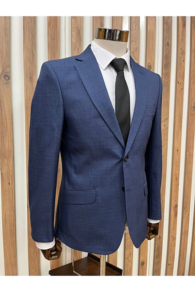 Blue Single Jacket - 4