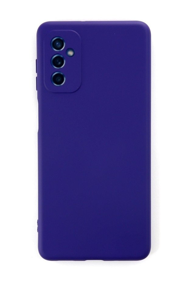 Case Compatible with Samsung Galaxy M52 5g Nano Velvet Inside Purple Color Silicone Cover