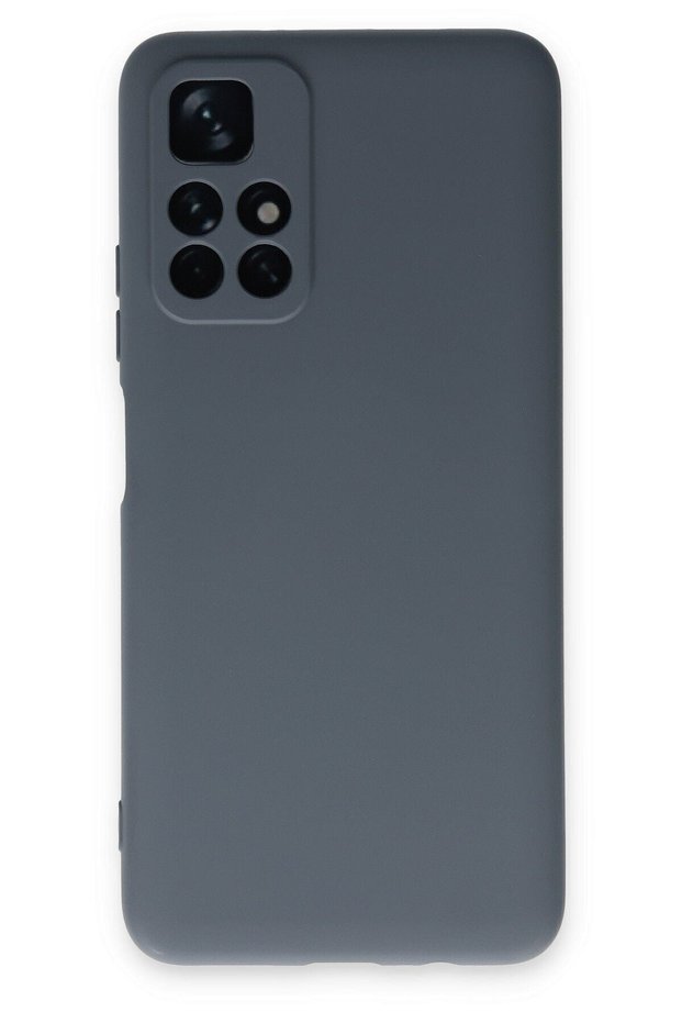 Case Compatible with Xiaomi Poco M4 Pro 5g Nano Velvet Inside Gray Color Silicone Cover