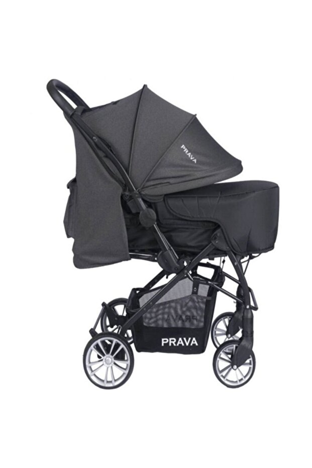 Gri Çift Yönlü Bebek Arabası - 3