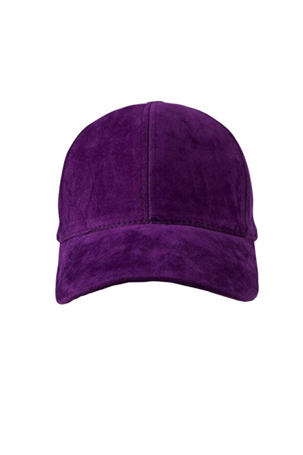 Purple Suede Cap - 2