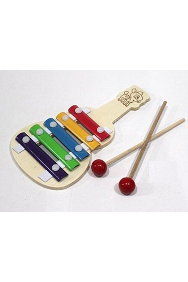 Wooden 5-Piece Guitar Xylophone