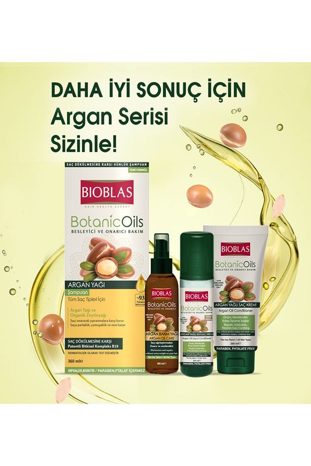 Bıoblas Botanıc Oıls Argan Yağlı Şampuan 360 ml - 2