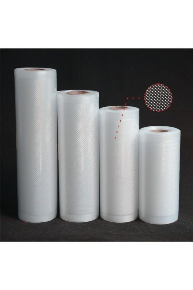 Tırtıklı Vakum Poşeti Rulo 20 Cm 10 Metre - 3