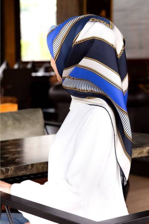 Twill Ipek Eşarp - 1