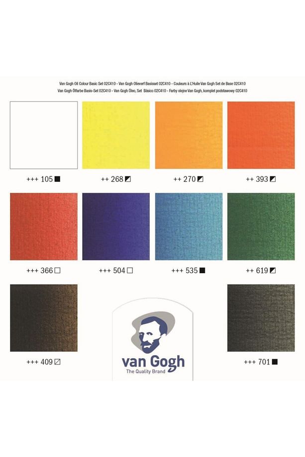 : Yağlı Boya : Basic Set : 10 Renk (20 Ml Tüp) - 3