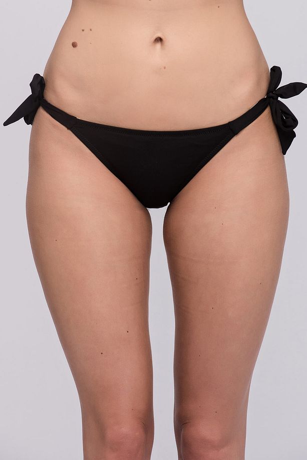 Kadın Siyah Bağcıklı Bikini Altı CSLD102067 - 1