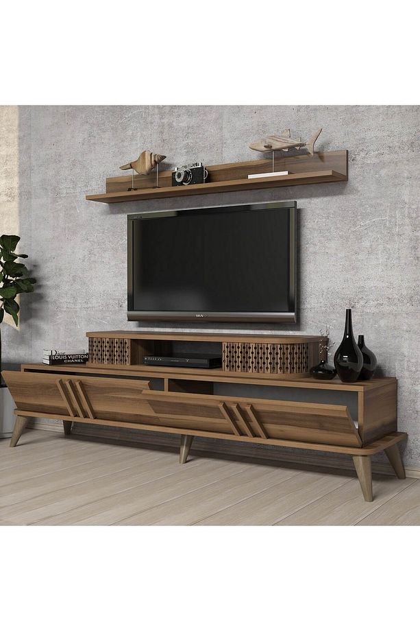 Eylül Tv Ünitesi Ve Orta Sehpa Takımı - Ceviz - 4