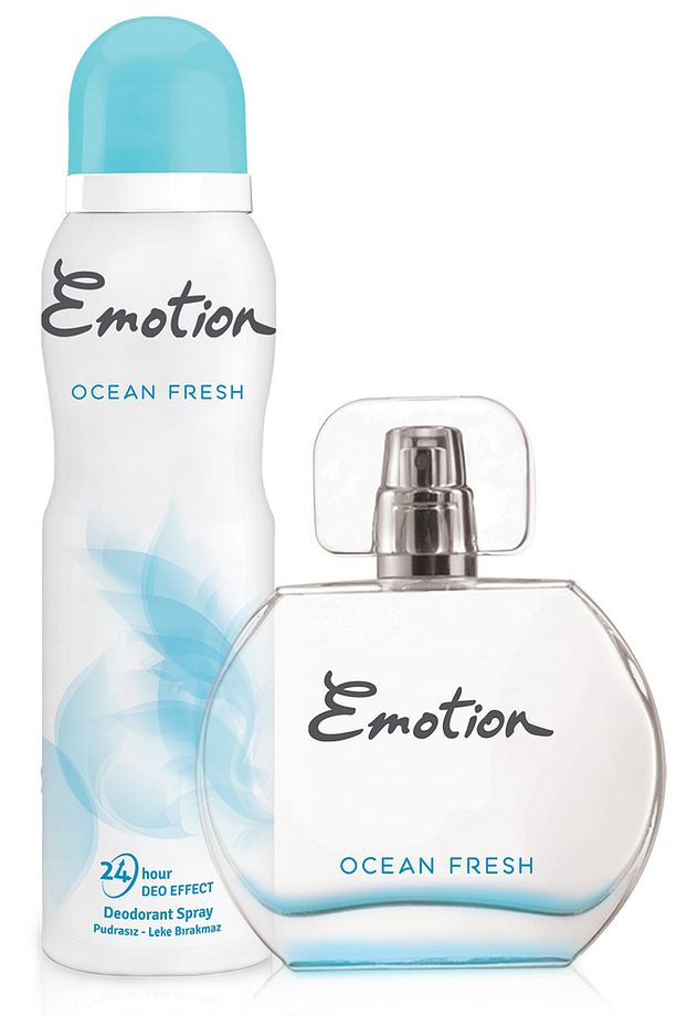Ocean Fresh Parfüm Edt 50 ml + Deodorant 150 ml + Arko Krem Kadın Parfüm Seti 507730-H - 3