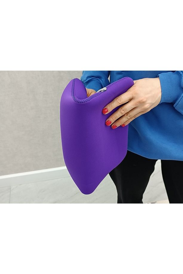14'inç Su Geçirmez Çift Yönlü Kullanım Esnek Neopren Kumaş A4 Dosya Uyumlu Notebook Leptop Kılıfı - 3