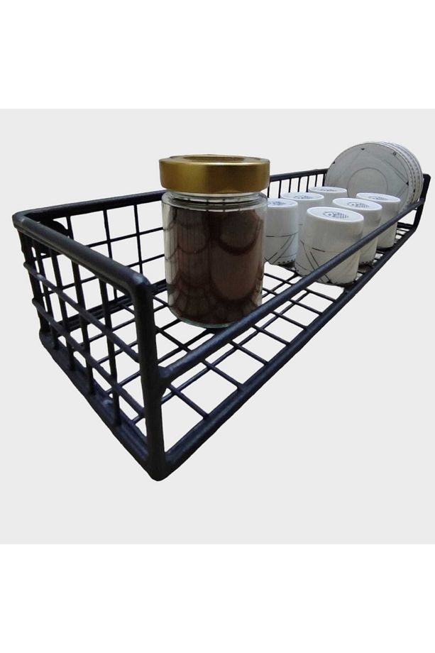 Rüstik Çok Amaçlı Orta Boy Mutfak Ve Banyo Rafı/ 30x10cm - 6