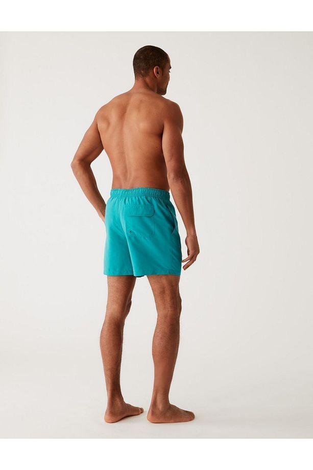 Regular Fit Quick Dry Deniz Şortu - 4