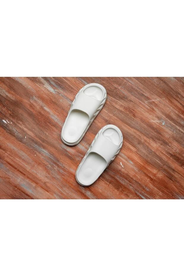 Unisex . Slide Su Geçirmez Tutucu Taban Terlik - 5