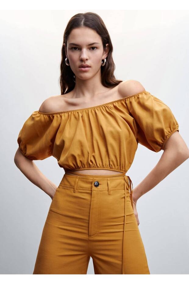 Kabarık Kollu Bluz - 1