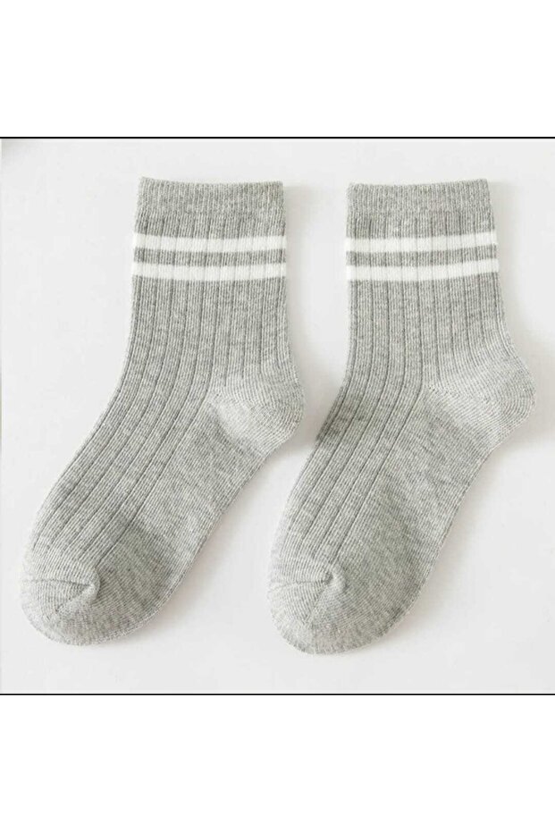 Children's Circle Patterned Socks - 1