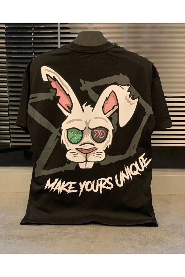 Plus Size Make Yours Unique Printed Oversize Unisex Cotton T-shirt