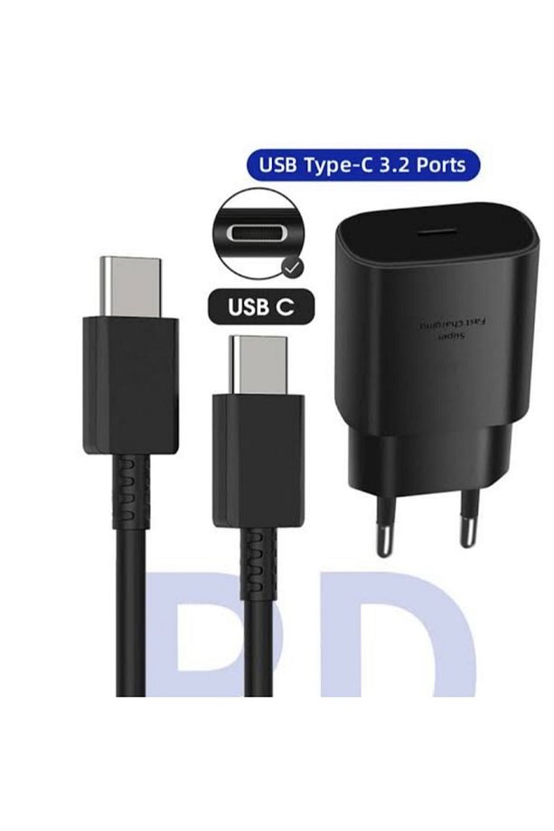Galaxy A20 / A30 / A50 / A70 / M20 / M23 / M51 Type C 25w Orjinal Hızlı Şarj Aleti Cihazı - 4