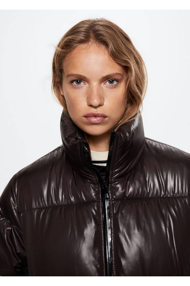 Dik Yakalı Kapitone Anorak - 6
