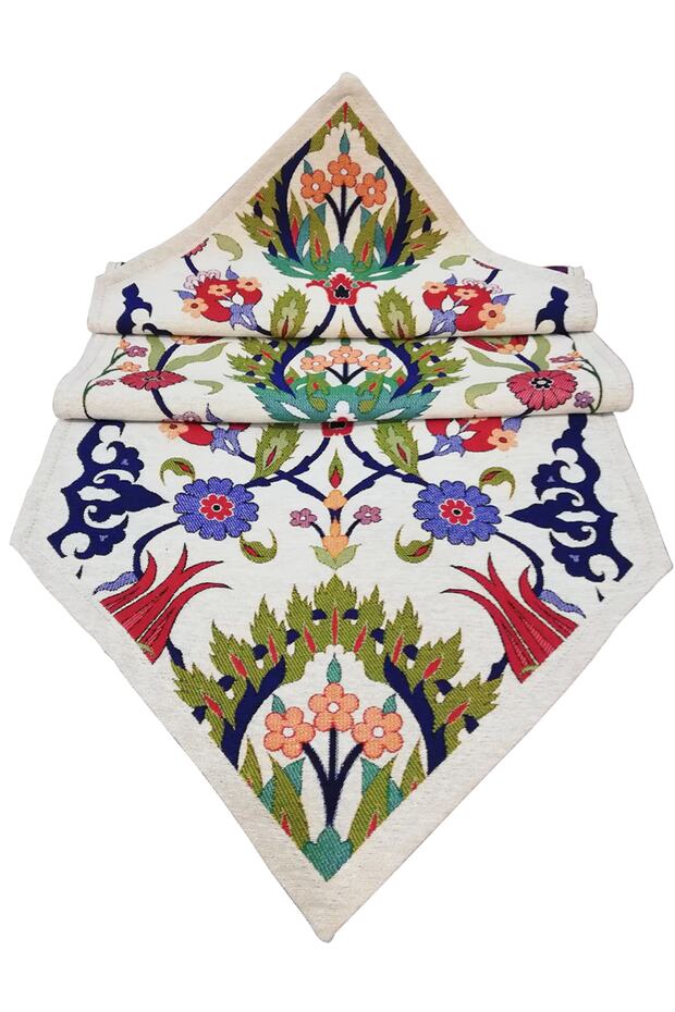 Goblen Dokuma Kumaş Dekoratif Runner 40x140cm