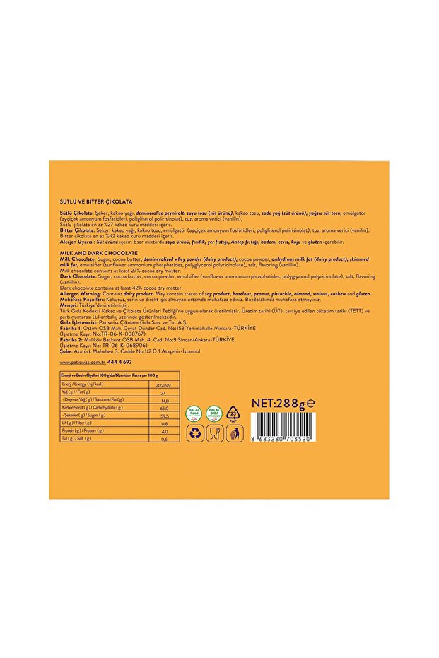 Madlen Çikolata 288 G - 2