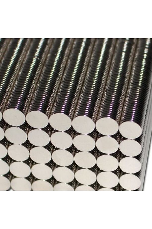 Neodyum Mıknatıs Yuvarlak D 8x1mm Çap - 15 Adet - 3