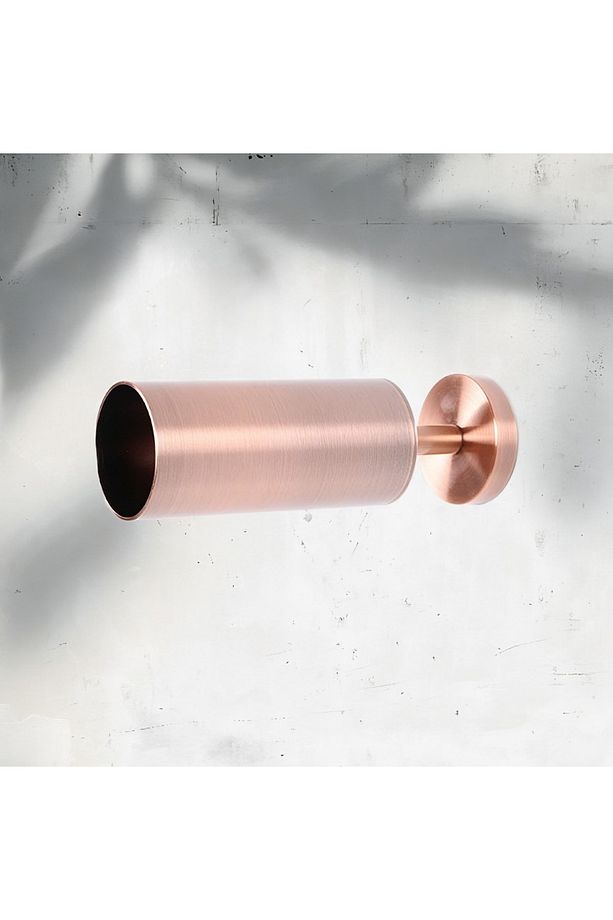Mafsallı Modern Aplik Rose Gold Bakır Eskitme Duvar Aplik Dış Mekan Aplik 18cm - 6