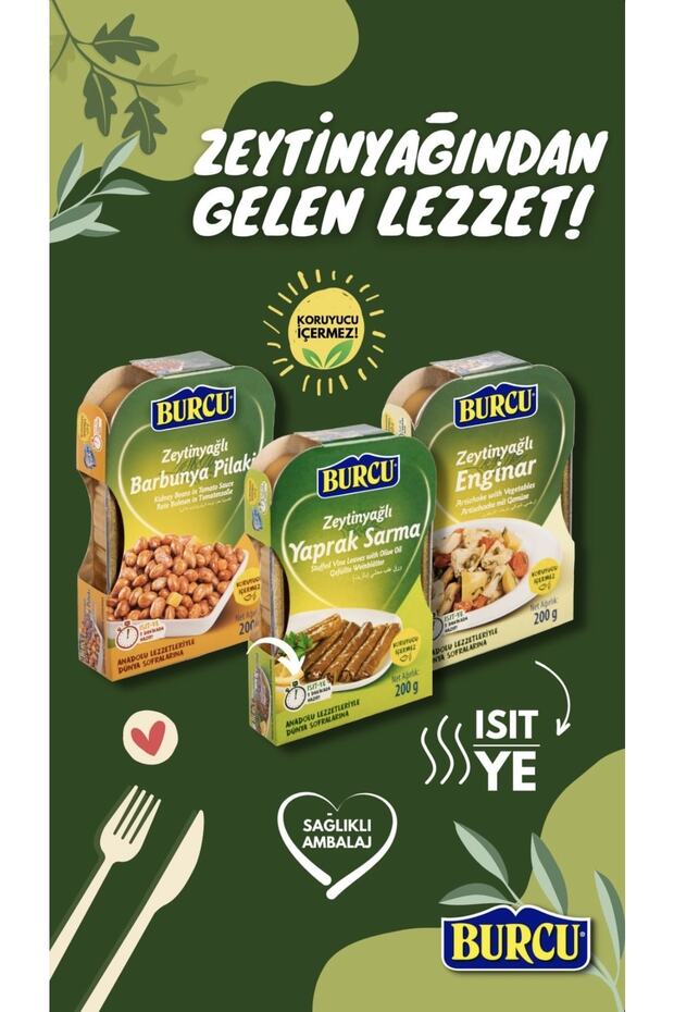Zeytinyağlı Yaprak Sarma 200 Gr X 5 Adet - 2