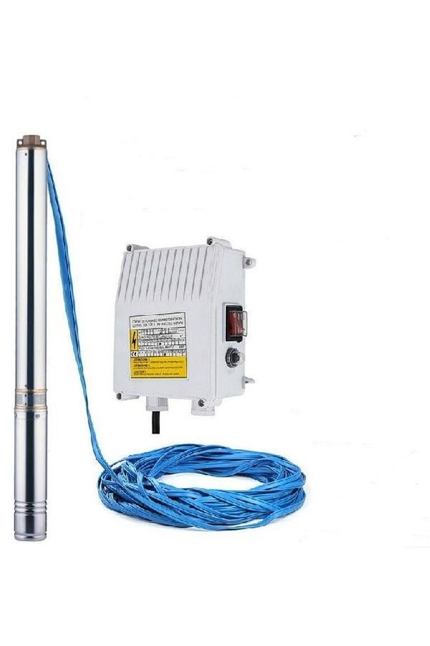 4" 1 Hp 4004/10 Dalgıç Pompa 30 Mt Kablo Ve Pano Dahil - 1