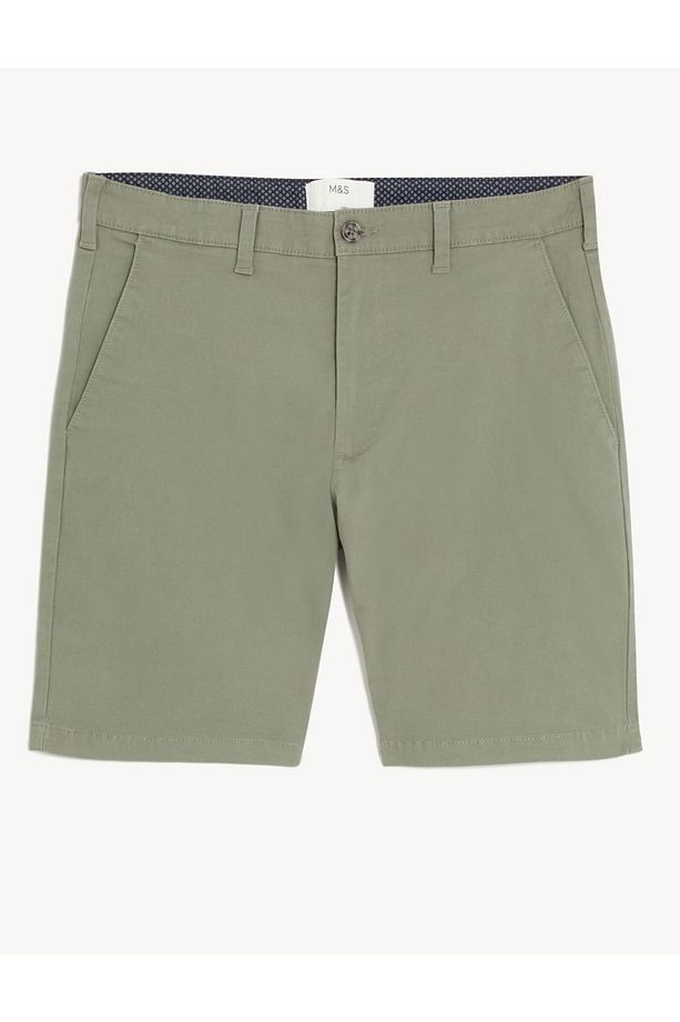 Regular Fit Chino Şort - 4