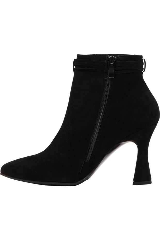 Veloursleder Stiefelette - 1