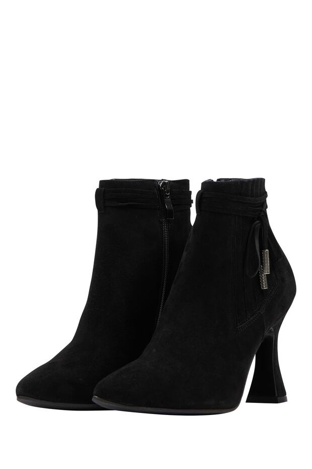 Veloursleder Stiefelette - 4