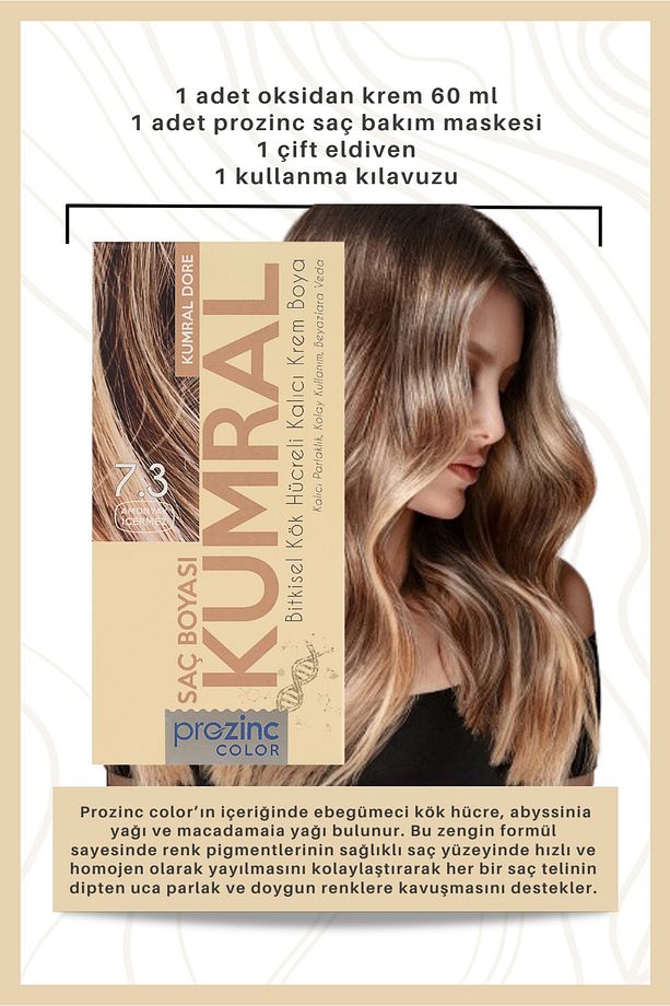 Color 7.3 Kumral - Amonyaksız Bitkisel Kalıcı Saç Boyası - 2