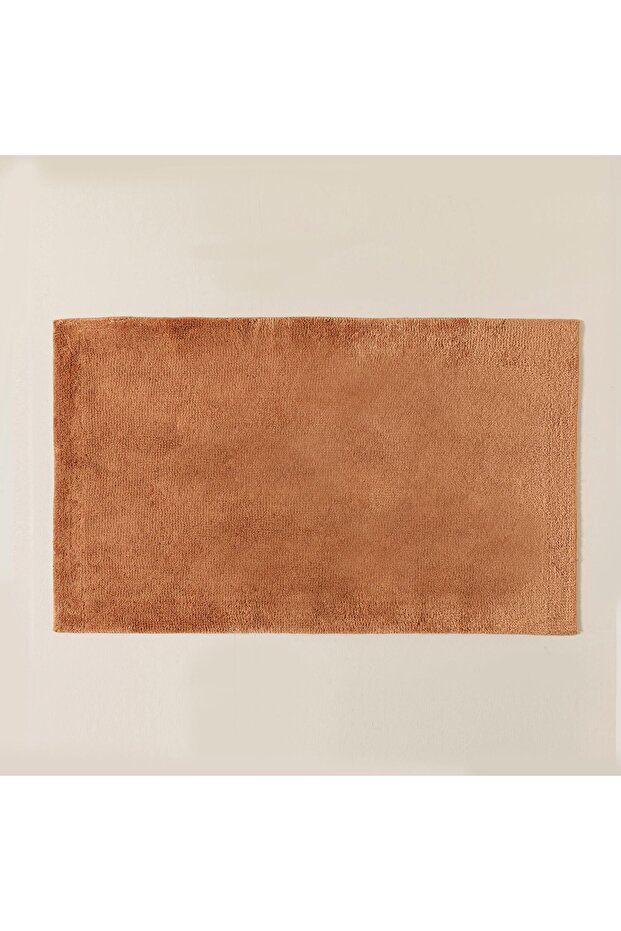 Bamboo Solid Banyo Paspası 40x60 Cm Turuncu - 1